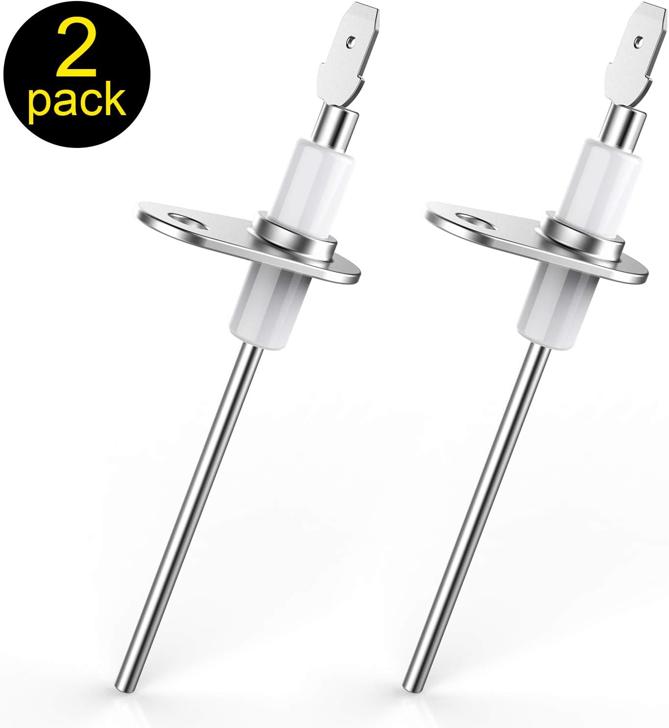 OEM Upgraded Qualified Furnace Flame Sensor Replacement for Goodman 0130F00010 B11726-06, 2 Pack - - 