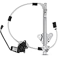 YHTAUTO Front Passenger Side Power Window Regulator with 2-Pin Motor Assembly Compatible with Jeep XJ Series Cherokee 1997-2001 L6 4.0L, Cherokee 1997-2000 L4 2.5L, Sport Utility 4-Door
