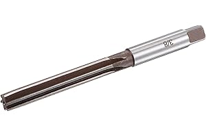 uxcell 3/8" Hand Reamer H8 Accuracy Alloy Tool Steel 6 Flutes Straight Shank Milling Cutter Tool