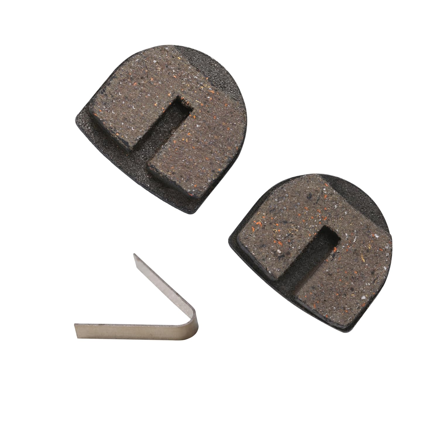 KAMIER Rounded Front Rear Brake Pads Replacement for Razor Electric Dirt Quad 500 MX650 MX500 SX500 Mcgrath RSF650 Dirt Bike 4 Wheeler ATV Kids Off Road Motocross YK2 Flame Disc Brake Caliper Parts