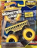 Hot Wheels 2017 HIGHER EDUCATION 3/4 COLOR TREADS MONSTER JAM TRUCK CASE K New