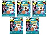 BUNDLE - K'NEX Pac-Man Mystery Figure Bags Series 1 *5 BAGS CHOSEN AT RANDOM* (Dispatched From UK)