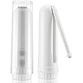 ANNWA Travel Portable Bidet Sprayer 140mL Nozzle 180&deg; Adjustment IPX6 Handheld Bidet for Personal Hygiene Cleaning, Baby Wash, Postnatal Care, Perineal &amp; Hemorrhoid Treatment(AM-US-NHJ002E)