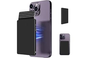 MPVWALT Magnetic Card Holder Wallet for Magsafe Wallet, Minimalist Slim Card Wallet for Phone,Pop Up Magnetic Wallet,Slim Metal Wallet Card Holder Compatible with iPhone 15/14/13/12/Pro/Pro Max/Mini Series
