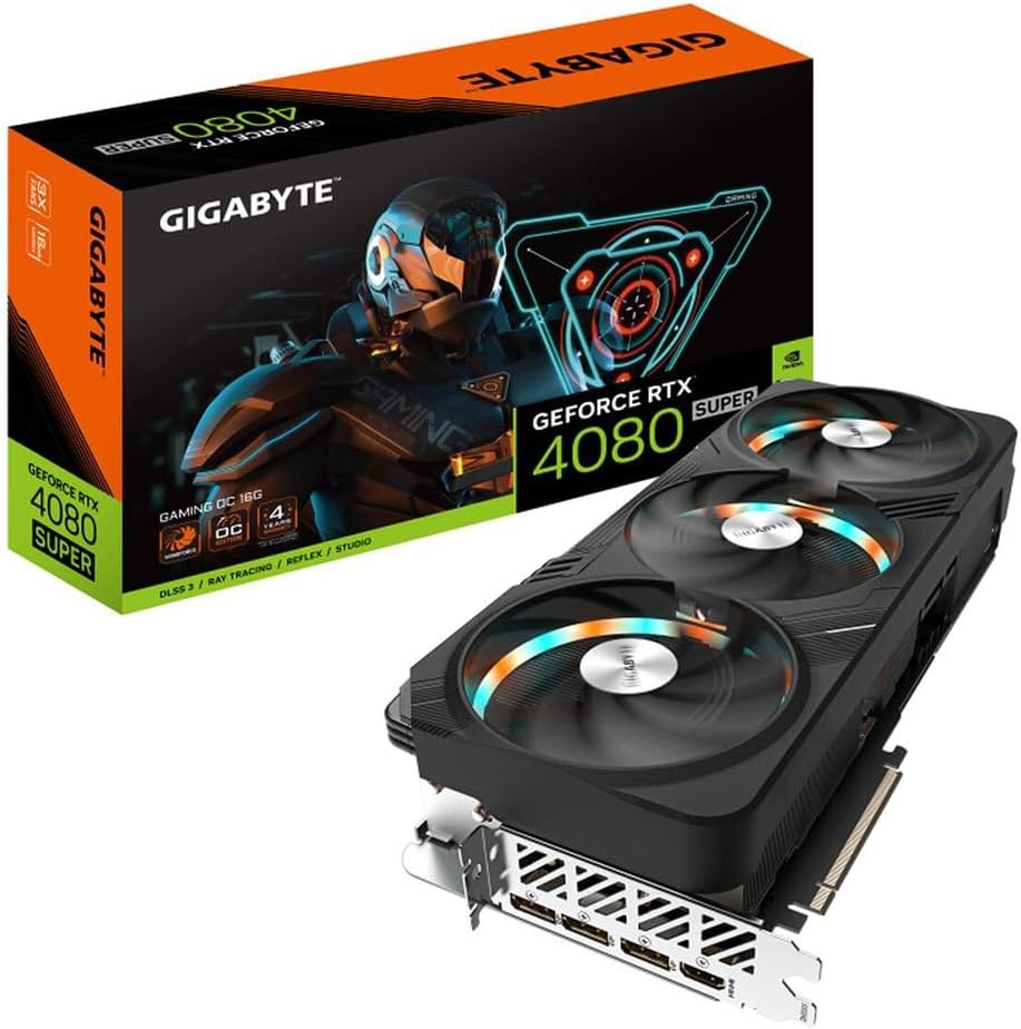 Gigabyte GeForce RTX 4080 SUPER GAMING OC 16GB GDDR6X 2595MHz Core
