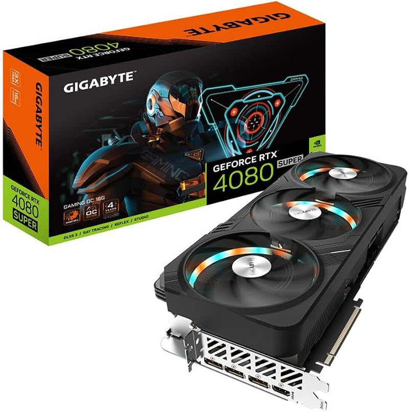 Gigabyte GeForce RTX 4080 SUPER GAMING OC 16GB GDDR6X 2595MHz Core