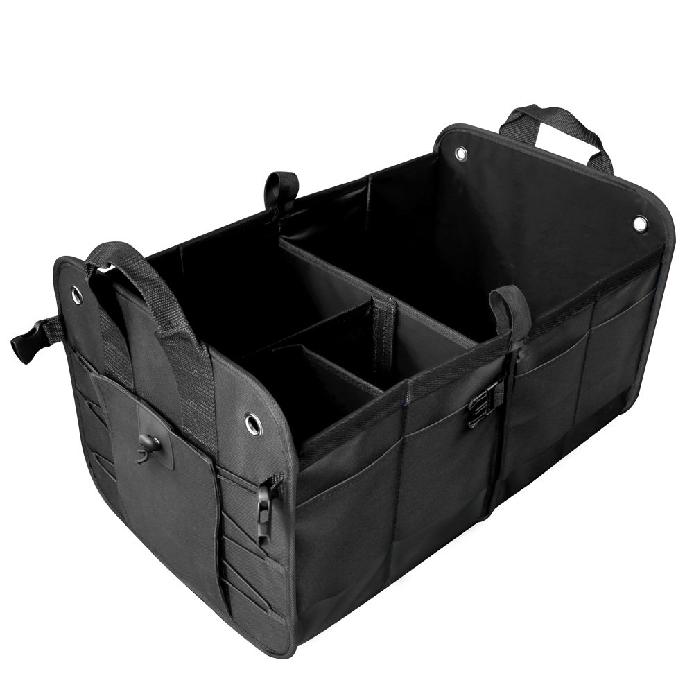 Car Boot Organizer, Collapsible Heavy Duty Car Boot Tidy Waterproof Storage Boot Organiser Box