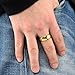 Three Keys Jewelry The One Ring Lord Of The Rings Style Tungsten Ring Gold Color Lord Rings Laser Etched