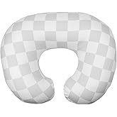 wirein Nursing Pillow Cover, Soft Stretchy Removable Slipcover for Breastfeeding Pillows,Comfortable Nursing Pillow Case for Infant Baby Boys Girls Newborn,Gray