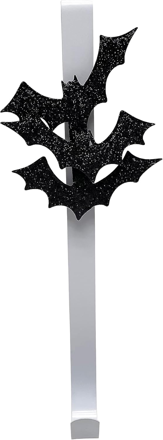Wreath Hangers - 15”; Black Bat Halloween Wreath Holder by Ashland®, Halloween Decorations