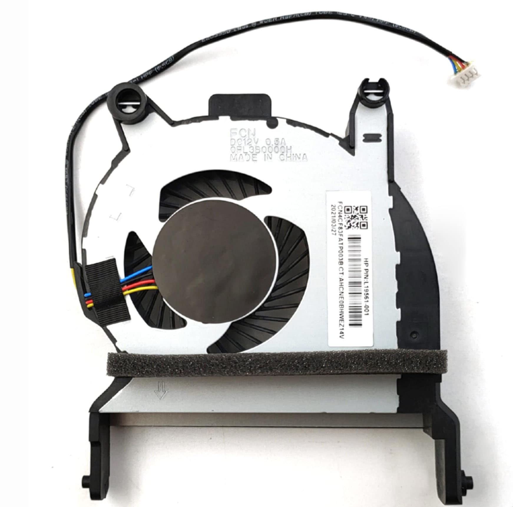 Fleshy Leaf CPU Cooling Fan Replacement for HP Elitedesk 800 G4 800 G5 705 G4 705 G5 ProDesk 400 G4 405 G4 405 G5 400 G5 400 G6 600 G4 600 G5 Desktop Mini DM L19561-001 FL3B