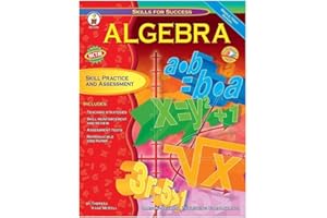 Carson Dellosa Skills for Success Algebra 1 Workbook, Grades 6-12 Algebra 1 Math Workbook, Linear Algebra, Ratio, Inequalities & more Middle School & High School Algebra, 6th Grade Math Workbook & Up