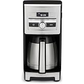 Cuisinart Personal Brew 10-Cup Thermal Coffee Maker, Fully Automatic Programmable Coffee Machine with Hot or Over Ice Options, Brew Strength Control, 52 Ounce Removable Water Reservoir, DCC-10