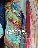 Statistics for the Behavioral Sciences
