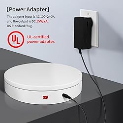 19.7In Remote Large Motorized electric turntable