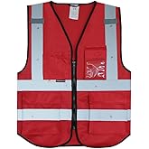 Salzmann Multi-Pocket Working Vest - Reflective Vest - Made with 3M Reflective Material
