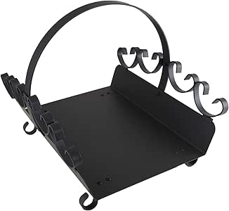 Kamino-Flam – Cesta para leña y carbón, Leñero de acero, Caja para