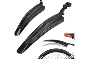 Bike Mudguard Set Adjustable Full Cover Thicken Widen Bicycle Fenders Front Rear Mud Guards for 20"-26" MTB Mountain Road Bik