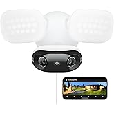 REOLINK Elite Pro Floodlight PoE, 16MP Dual Lens PoE Security Camera Outdoor with 180° View, 2800 Lumens Lighting, Full Color