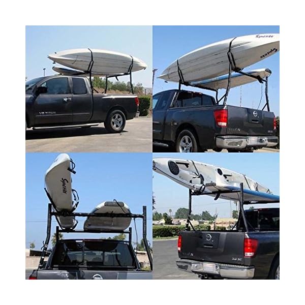 UNIVERSAL-J-Bar-Rack-HD-Kayak-Carrier-Canoe-Boat-Surf-Ski-Roof-Top-Mounted-on-Car-SUV-Crossbar