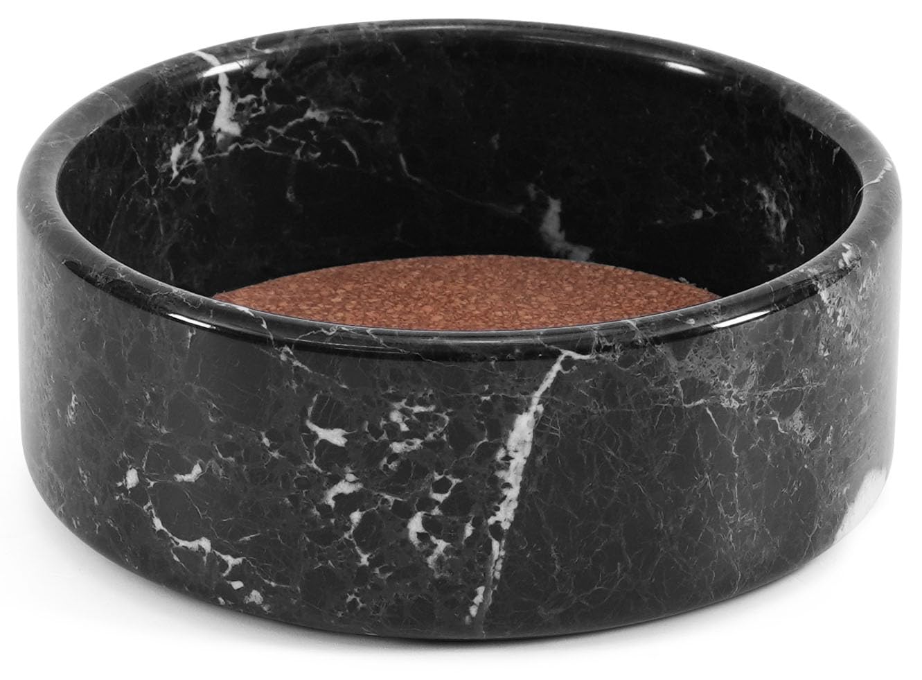 Radicaln Marble Wine Coasters 5.5" Inches Black Wine Bottle Coasters for Dining Table, Bar, Gift, Wine Coaster