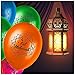 Eid Mubarak Latex Balloons - 12 Metallic Assorted Colors - Decoration For Eid Al Fitr & Eid Al Adha - 40 Balloons - With Festive Print - Celebrate With Friends & Family