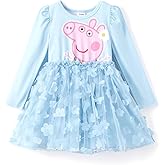 Peppa Pig Toddler Girls Dress Cute Tutu Dresses for Birthday Party Tulle Princess Dress Little Girl Size 2-6T
