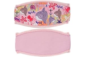 5M3M DIVING Scuba Mask Strap Cover Neoprene Diving Mask Strap Wrapper for Snorkel Mask for Men and Women