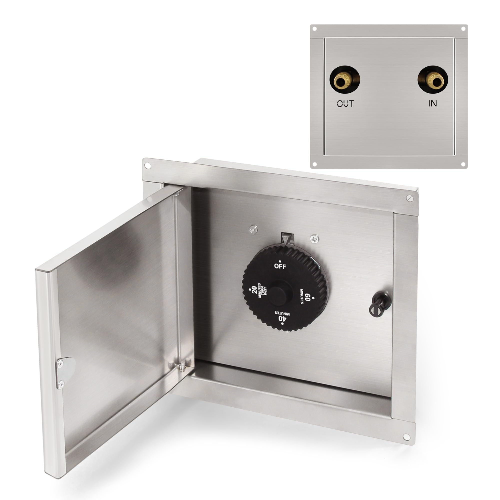 Photo 1 of 1 Hour BBQ Island Timer Box-Propane&Natural Gas Shut-Off Valve for Grill- Automatic Outdoor Built-in Kitchen Timer Device 60 Minutes