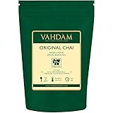 Tè Originale Masala Chai dell'India, 200grammi (100 tazze) | Miscela perfetta di tè nero, cannella, cardamomo, chiodi di garofano e pepe nero | Brews Chai Latte | Chai Tea, the in foglie | Dall'India