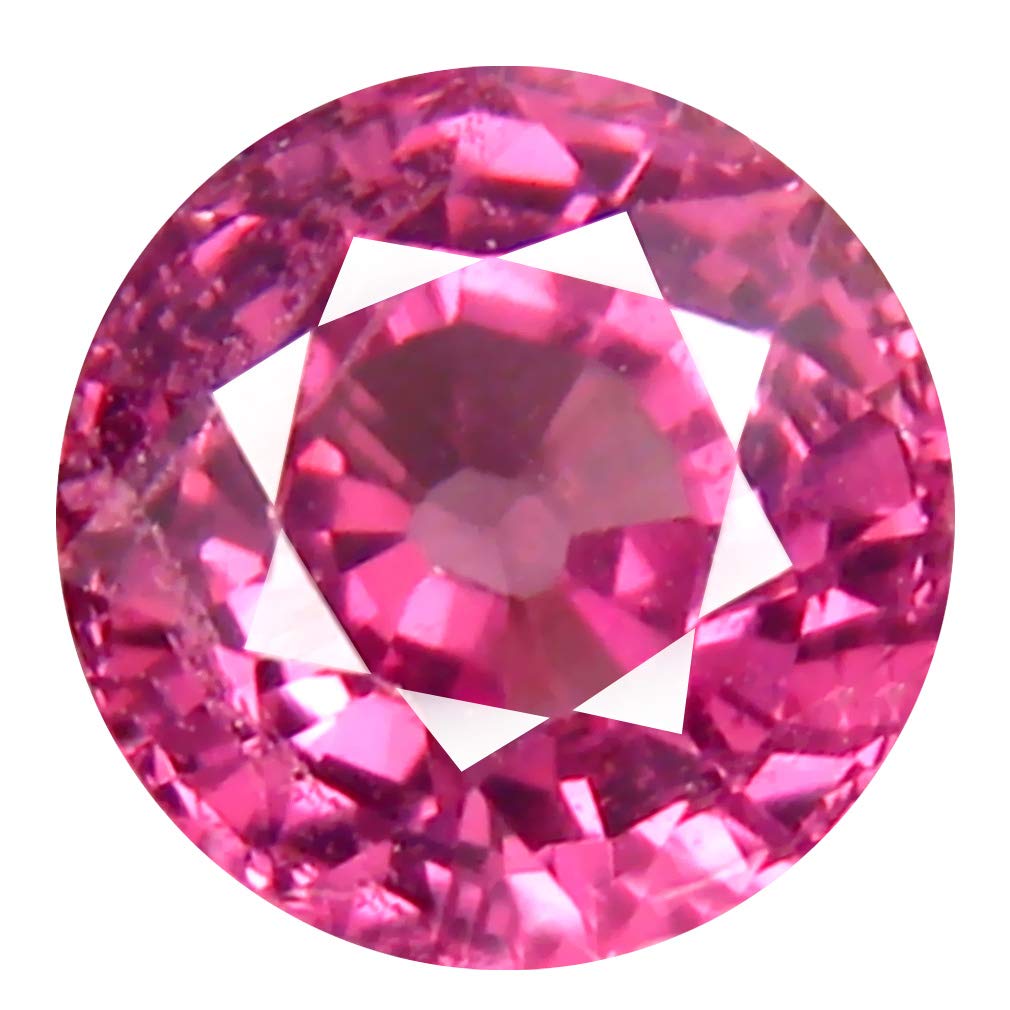 1.39 ct AAA+ Round Shape (6 x 6 mm) Pinkish Red Rhodolite Garnet Natural Loose Gemstone