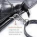 Katloo Women Mini Crossbody Bag PU Leather Quilted Girls Cell Phone Pouch for iPhone Smartphone Holder Case Organizer Small Travel Purse (Black)