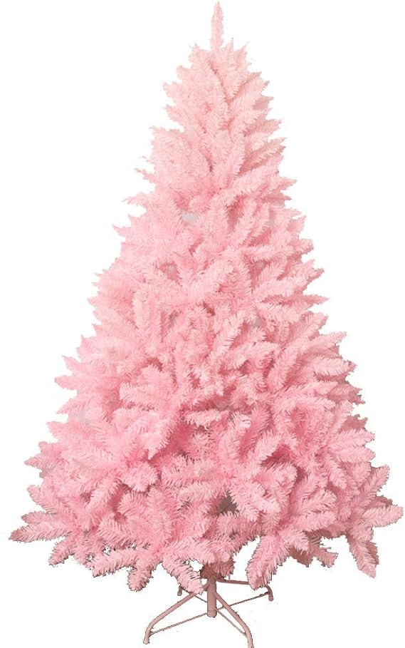 Pink Artificial Christmas Tree Lifelike and Durable Christmas