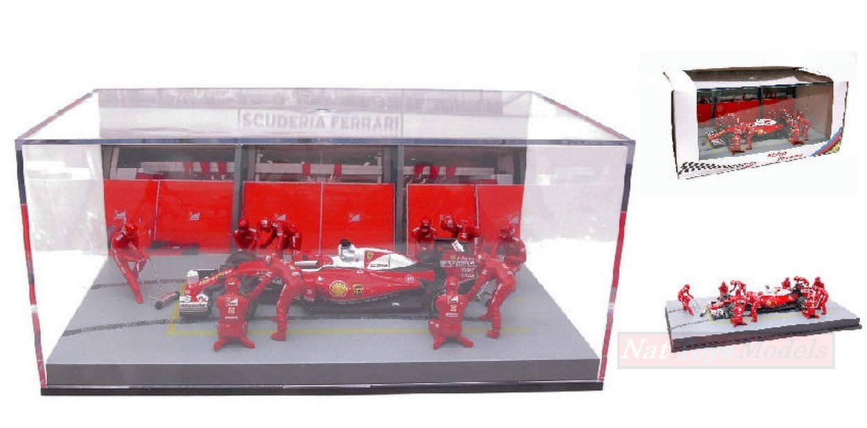 New Produttori Vari Mmbal02 Pit Stop Diorama Scuderia Ferrari 2017