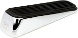 H&S 2pk Stainless Steel Door Wedge Stopper Heavy Duty Metal Rubber Bumper view 2
