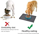 Emwel Silicone Dog Food Mat Non-Slip Waterproof 47x30 cm L view 3