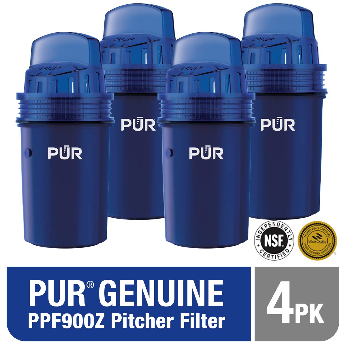 PUR Water Pitcher Replacement Filter, 4 Pack (Faster Pour) Buy Online
