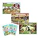 Baby PhD Disposable Placemats for Baby, Kids, & Toddlers - Animal Design - Table Mat or Topper for Restaurants, Stick-On Placemat for Travel, Sticky Strips Stay in Place - 3 Designs, Pack of 60
