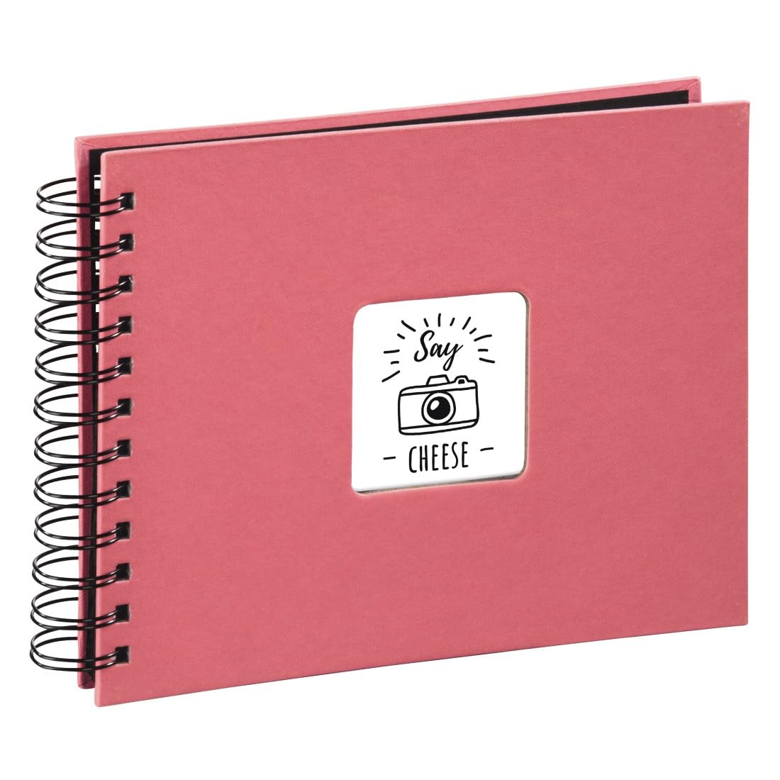 Hama 2555 Fine Art Spiralbound Photo Album, 24 x 17cm, Flamingo, 50 Black Pages