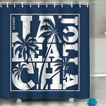 Amazon Com Yilinger Fabric Shower Curtain 60x72 Inch Water