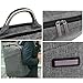 MTFY 15.6'' Nylon Travel Business Backpack, Water Resistant 2in1 Metal Handle Briefcase / Rucksack
