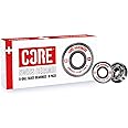 CORE ABEC 9 Skateboard Bearings - Pack of 8/4 Sealed Bearings for Skateboards, Longboards, Stunt Scooters and Roller Skates 608 Bearings (8 Pack, Red ABEC 9) (8 Pack, Ceramic, 1)