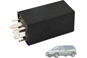 Promrmr 9 Pin EFL15 Turn Signal Flasher Relay Module Compatible with Jeep Grand Cherokee 1999-2004, for Chrysler Voyager, for Dodge Grand Caravan 1996-2000 Replace LM519 68499068AA