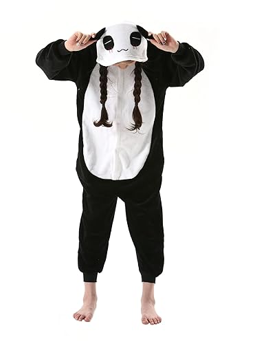 ATOZ Onesie for Kids, Animal Pajamas Halloween Cosplay Costume for Girls  Boys, Panda 12-13Y in Kuwait Whizz One-Piece Pajamas