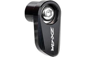 jiningqiuguo Compatible with Ninja ZX4R ZX6R ZX4RR ZX10R NINJA1000SX Motorcycle Front Rear Wheel ABS Sensor Protection Guard 