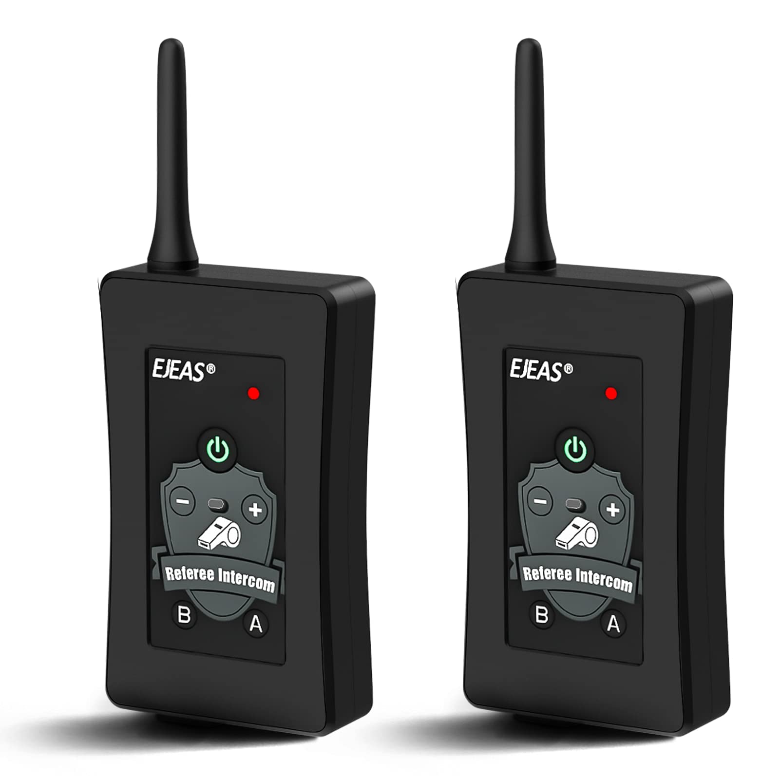 EJEAS FBIM Professional Bluetooth Headset Intercom for Referee, 4 People Connection 1500M Communication System Waterproof Wireless Interphone with Noise Reduction (Pack of 2) — image 1