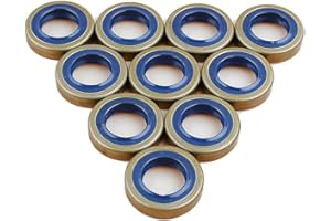 10Pcs Chainsaw Crankcase Oil Seals for 61 66 266 268 272 272XP, Replace 503260204 Gaskets, Two Engine Repair Parts Kit