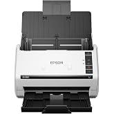 Epson DS-530X Color Duplex Desktop Document Scanner, up to 45 ppm, USB Connectivity, 100-Page Auto Document Feeder (ADF), Twain and ISIS Drivers