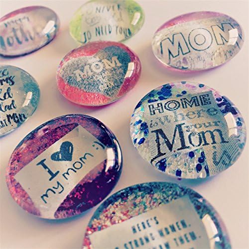 Set of 8 Ultra Sparkle Mom Magnets