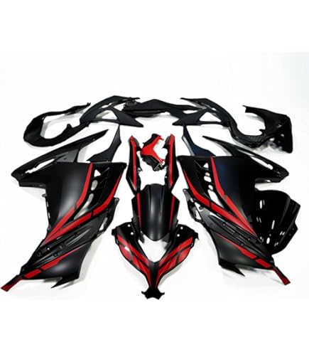 Amazon.com: ZXMOTO Red Painted Motorcycle Fairings Kit with